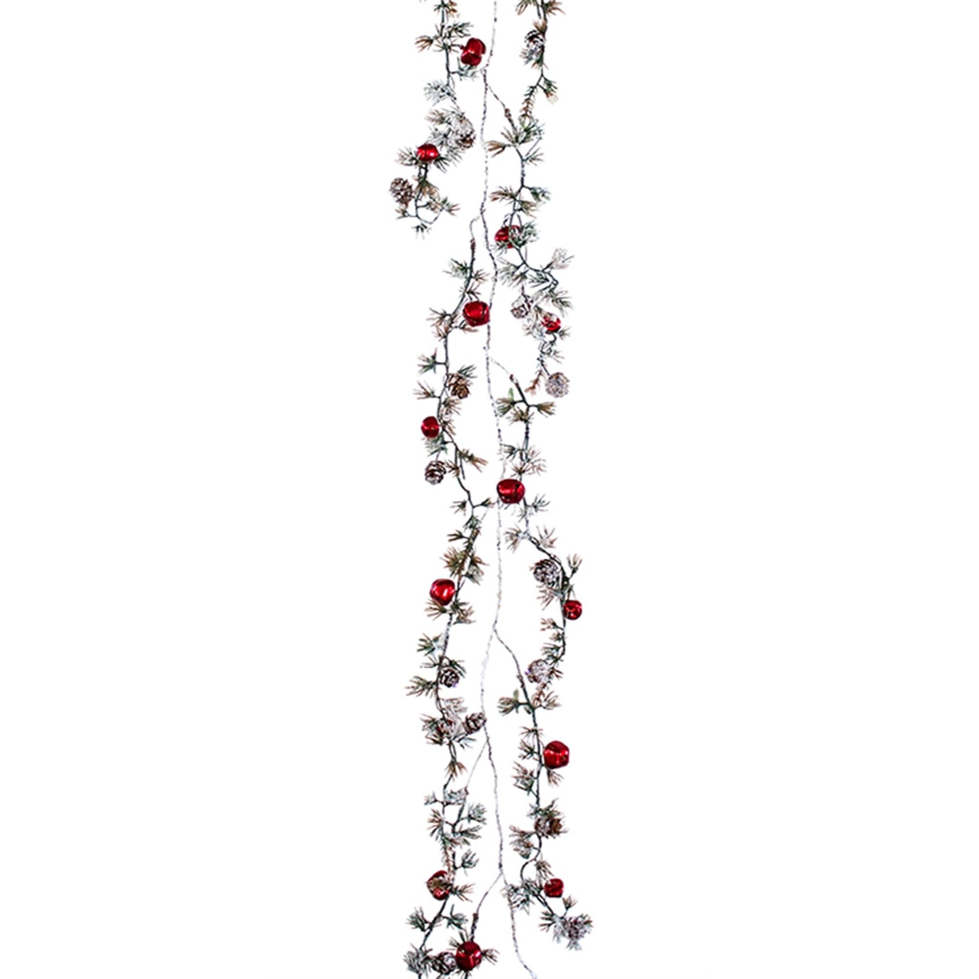 Pine/Bell Garland (Set of 12) 5'L Plastic