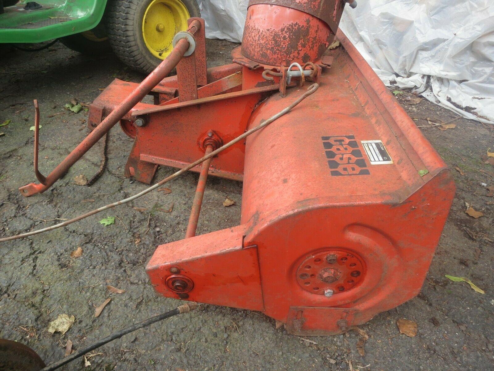 case l81 snow thrower snow blower 48" garden lawn tractor single stage snowblowe