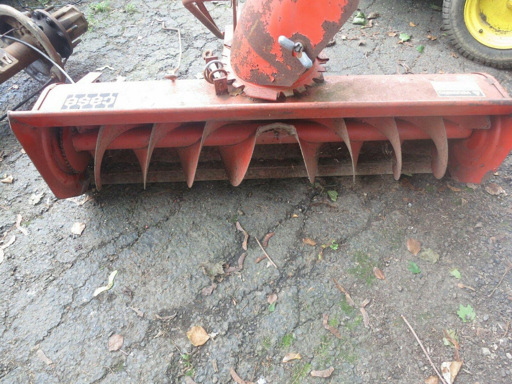 case l81 snow thrower snow blower 48" garden lawn tractor single stage snowblowe