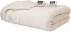 Heated Electric Blanket with SensorSafe, King, Ivory