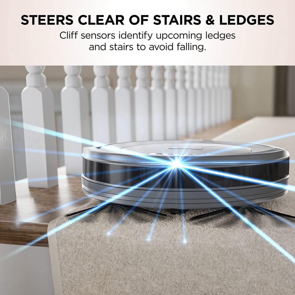 Shark ION Robot Vacuum AV753, Wi Fi Connected, 120min Runtime, Works with Alexa, Multi Surface Cleaning , Grey