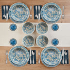 Hayden Blue 12 Piece Dinnerware Set, Service for 4