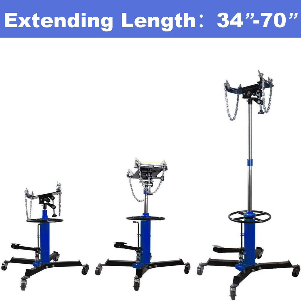 0.75Ton 2StaHydraulic Transmission Jack Stand Lifter Hoist Car Lift 1660LBS
