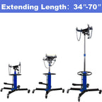 0.75Ton 2StaHydraulic Transmission Jack Stand Lifter Hoist Car Lift 1660LBS
