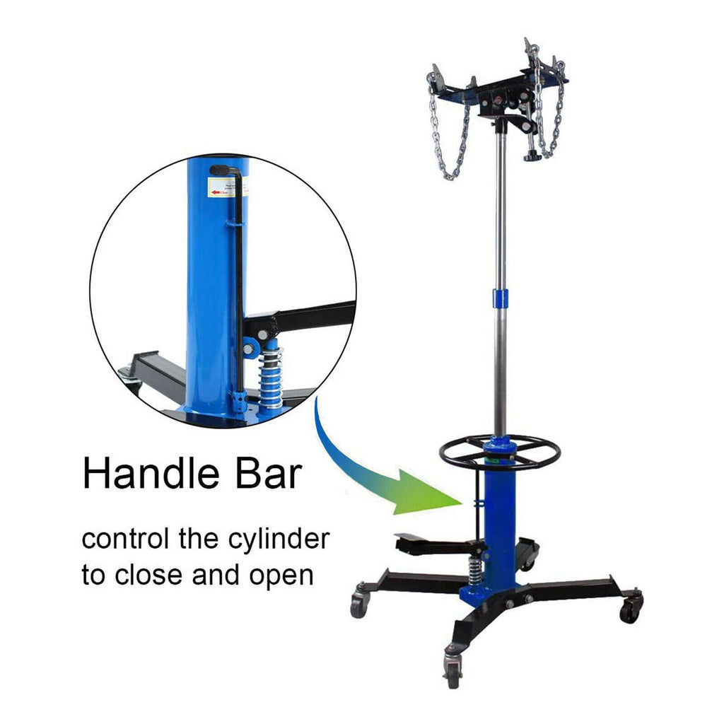 0.75Ton 2StaHydraulic Transmission Jack Stand Lifter Hoist Car Lift 1660LBS
