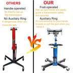 0.75Ton Hydraulic Transmission Jack Stand Lifter Hoist Car Lift 1660LBS tools