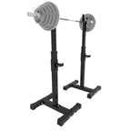 BLUKIDS Adjustable Squat Rack Dipping Station Barbell Rack Dip Stand Fitness Bench Press Equipment Home &amp; Gym