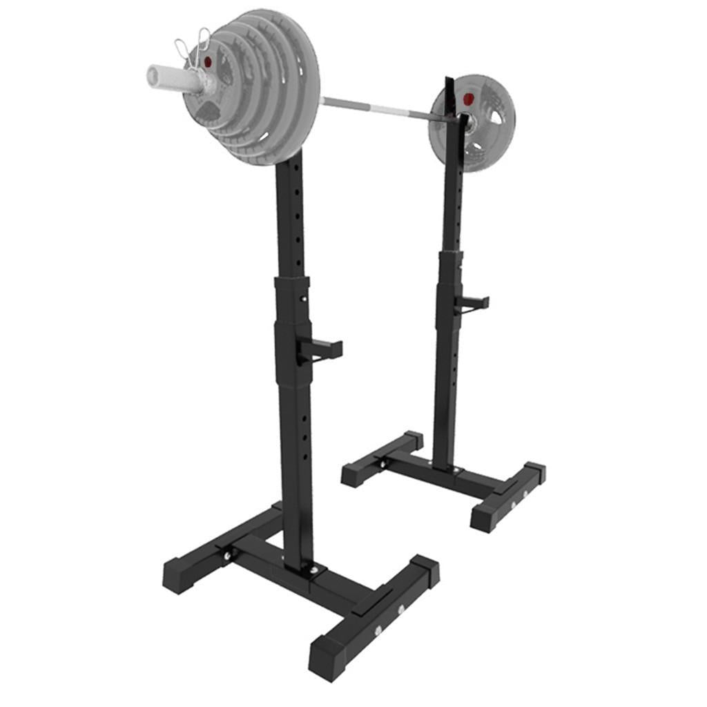 BLUKIDS Adjustable Squat Rack Dipping Station Barbell Rack Dip Stand Fitness Bench Press Equipment Home &amp; Gym