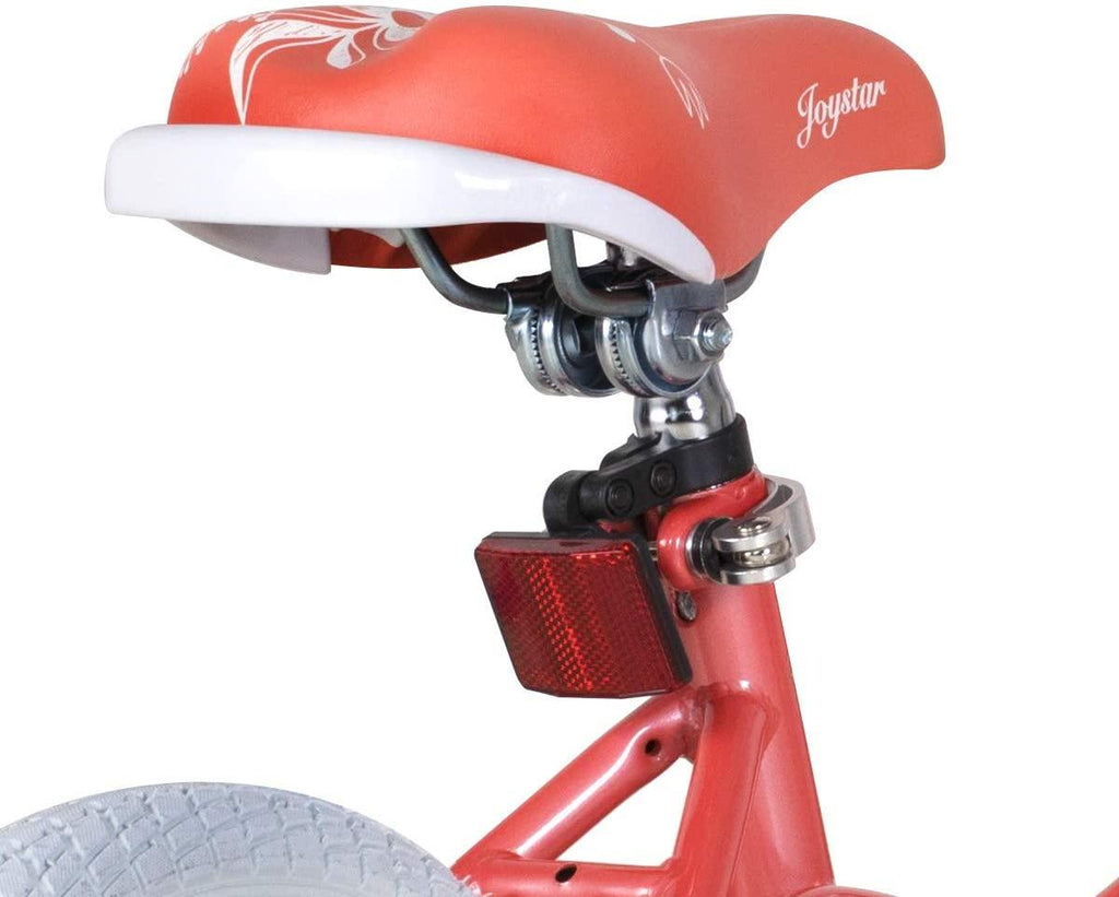 JOYSTAR Fairy 12" 14" 16" 18” Inch Kids Bike with Training Wheels for 2-9 Years Old Girls (Corel &amp; Pink, Purple)