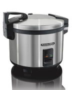 Commercial 37560R Rice Cooker/Warmer, 60 Cups Cooked Rice Capacity, Nonstick Inner Pot, Hinged Lid,  Steel Housing, Conforms to NSF