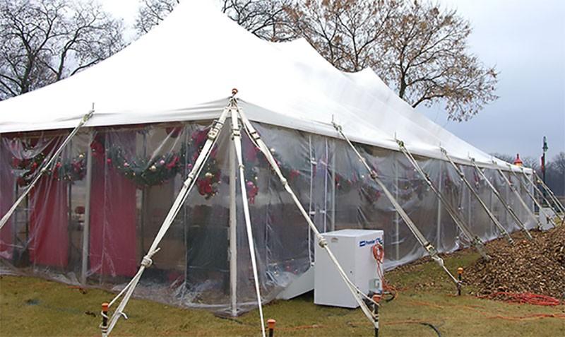 L.B. White Premier 80 Tent Heater, Dual Fuel Ductable