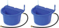 little giant fw16blue 4 gal auto float controlled waterer livestock (2 pack)