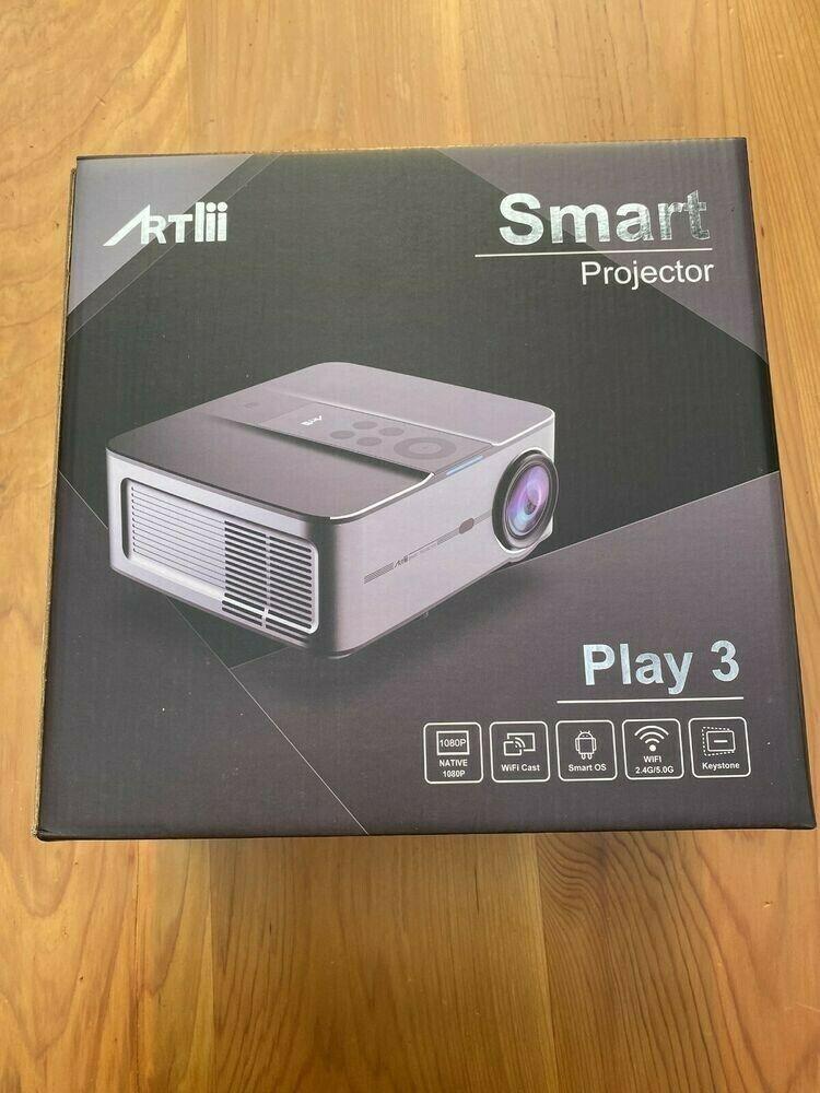artlii play3 smart projector android tv wifi bluetooth full hd