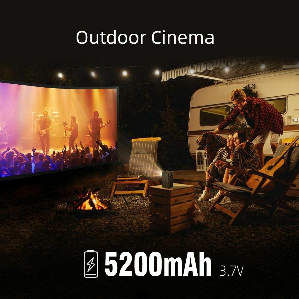 portable mini smart projector wifi tv video pico led dlp 4k 1080p for smartphone