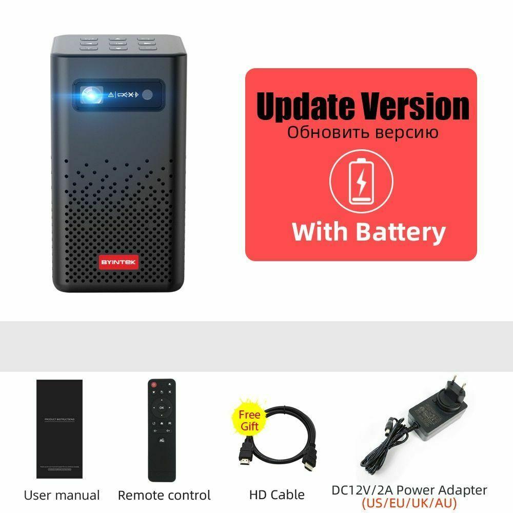 portable mini smart projector wifi tv video pico led dlp 4k 1080p for smartphone