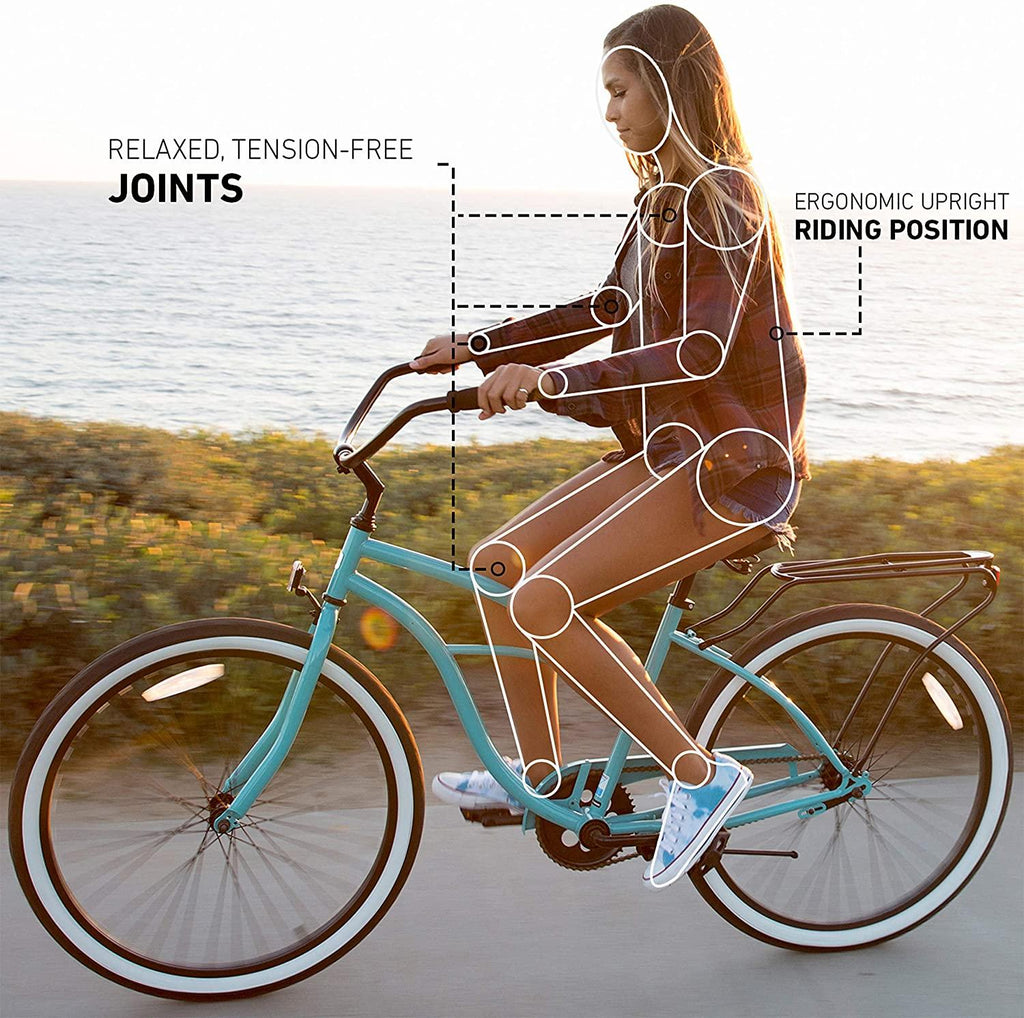 reezero Electric-Bicycles Around Block Womens Beach Cruiser Bicycle