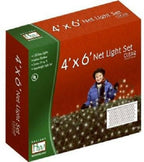 Holiday Wonderland 48950-88 150 Light Count 4' x 6' Clear Net Christmas Lights - Quantity of 4 sets