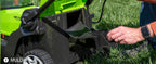 48V (24V x 2) 17" Cordless (Push) Lawn Mower (200+ Compatible Tools), (2) 4.0Ah Batteries and Dual Port Rapid Charger Included
