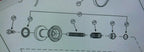 Hunter DSP9000 9500 Wheel r 97- 301- 1 Shaft Assembly Spindle  P351