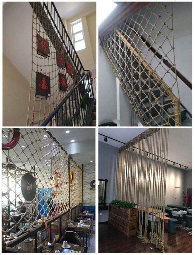 Children protective netting Climbing Rope Net Outdoor Safty Netting Children Rope Ladder Adults Climbing Net Playground Protection Net Garden Plant Fence Nets Indoor Ladder Swing Celing Net stairs Saf