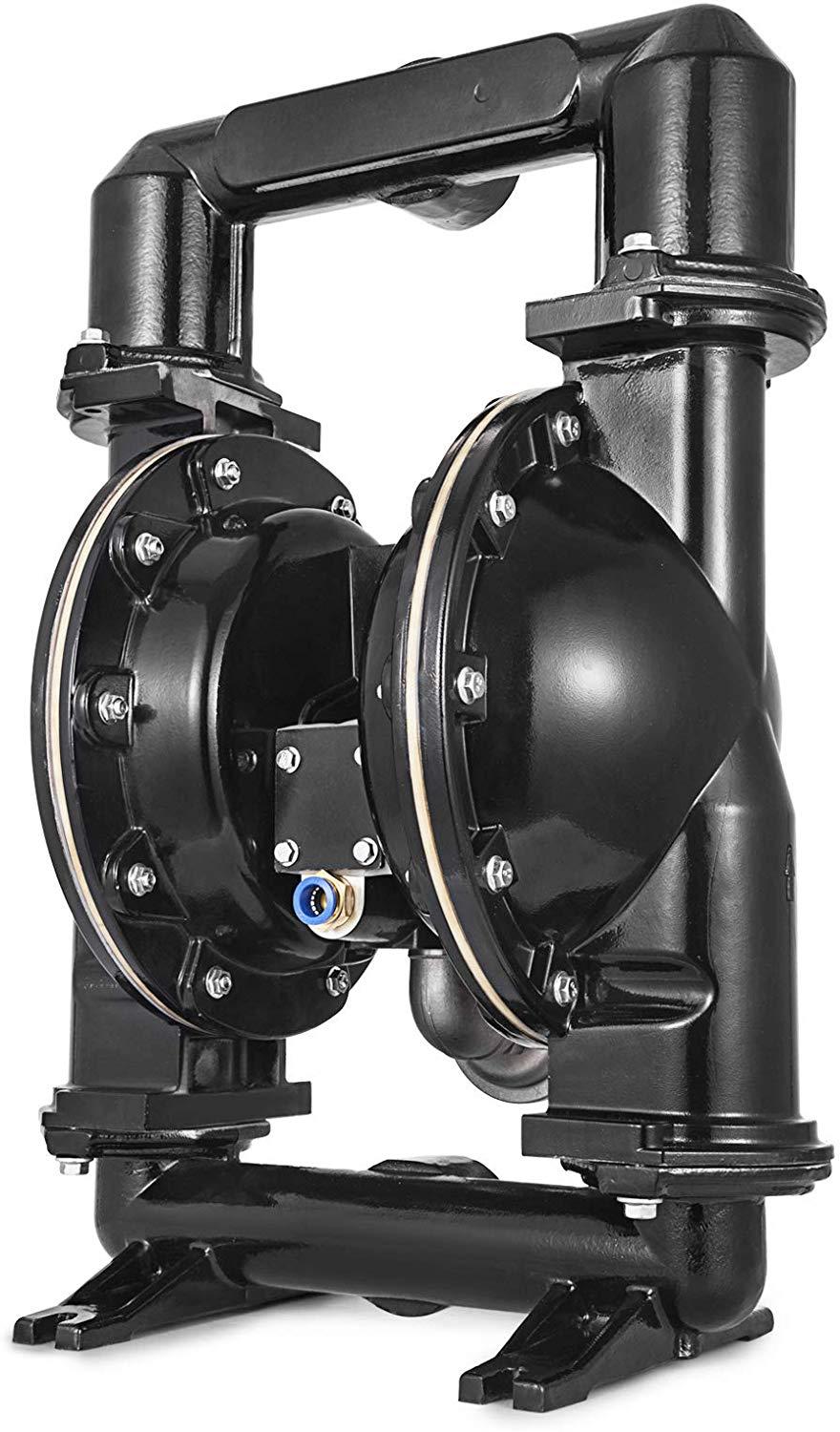 vevor 140 gpm air-operated double diaphragm pump 2" inlet outlet