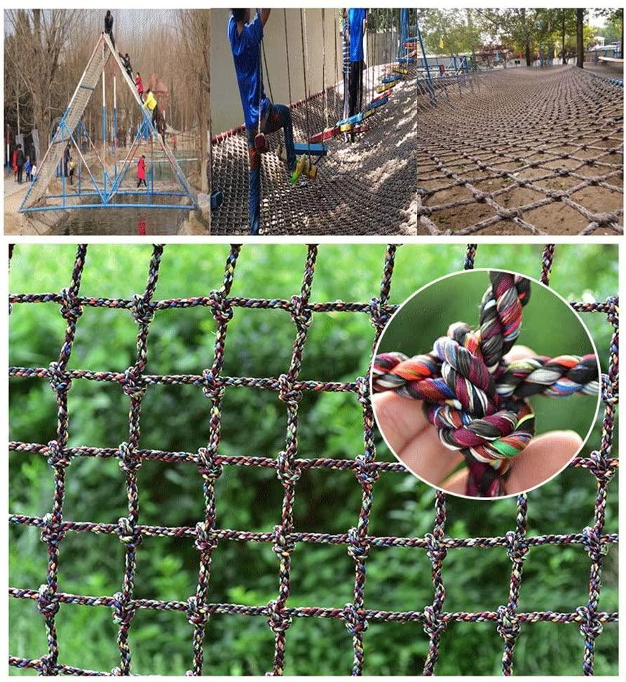 Children's Outdoor Safety Railing Net Room Partition Network Child Climbing Net Protective Net Garden Plant Climbing Net Kindergarten Playground Railing Protection Net
