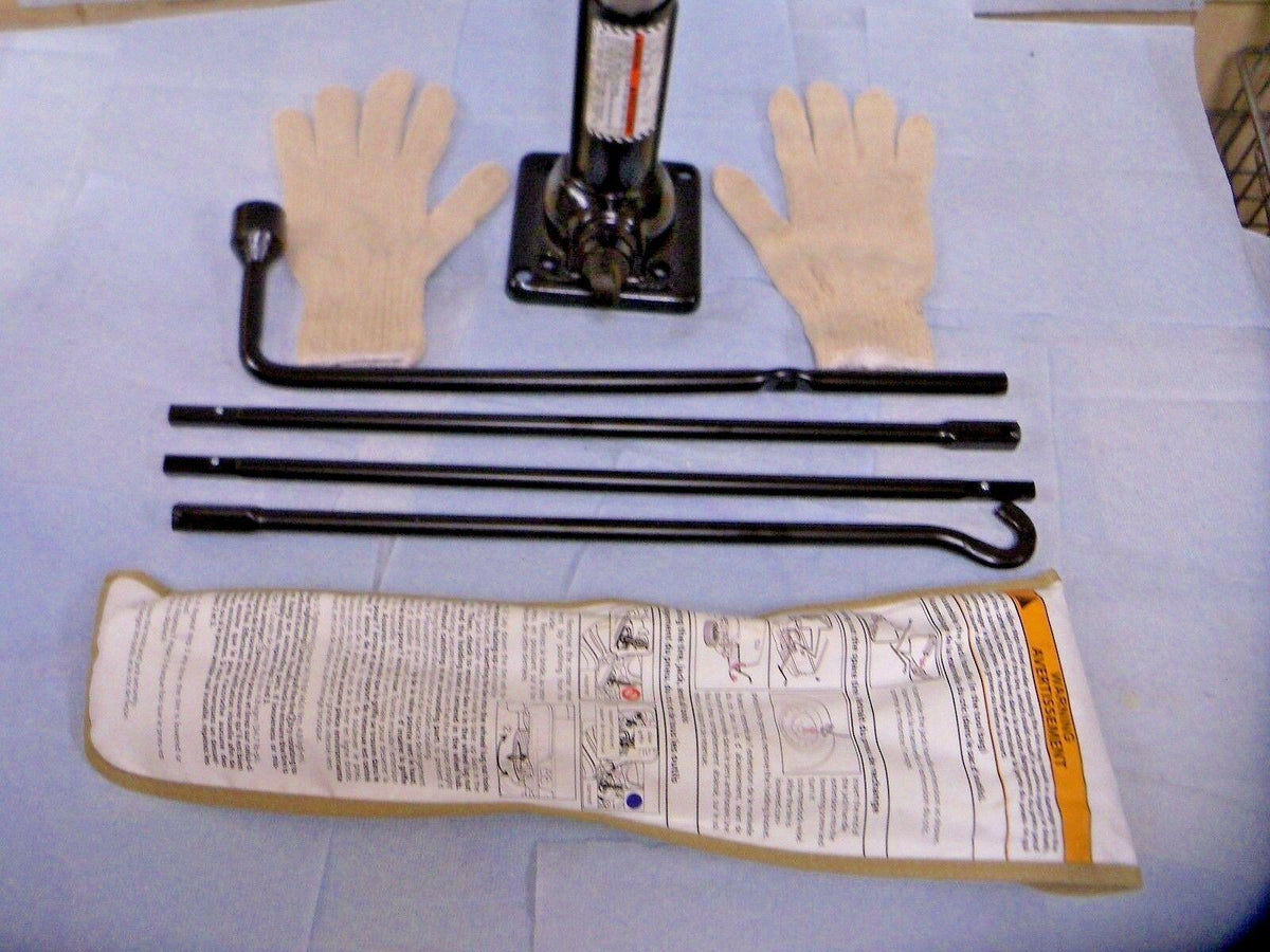2007-2020 TOYOTA TUNDRA SPARE TIRE BOTTLE JACK TOOLS & GOLD DENIM FACTORY CASE