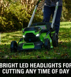 PRO 21 in. 60-Volt Battery Cordless Push Lawn Mower 5.0 Ah Battery Charger New