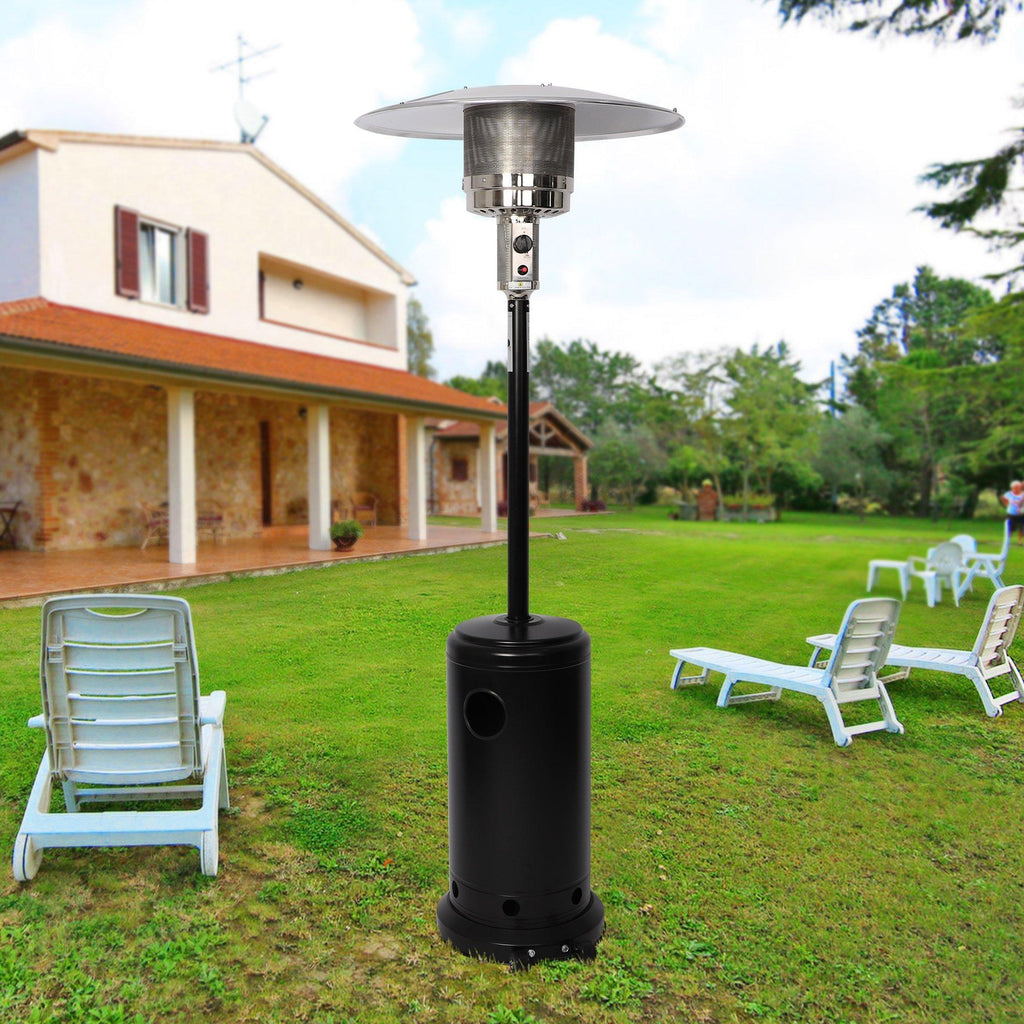 Propane Patio Heater for Outdoor Garden, 87” High Quick Space Warm Up with Simple Ignition System, Anti Tilt Switch Power Heater with Wheels, ETL Certified