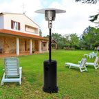 Propane Patio Heater for Outdoor Garden, 87” High Quick Space Warm Up with Simple Ignition System, Anti Tilt Switch Power Heater with Wheels, ETL Certified