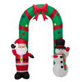 8 ft. Inflatable Santa Snowman Gate Arch