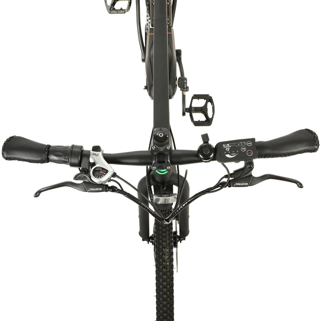 UL 26 In. 36 V 350 W 12.5 AH Black Electric City Snow Mountain Beach Bicycle  7 Speed Pedal Assist with Brushless Motor Cruiser