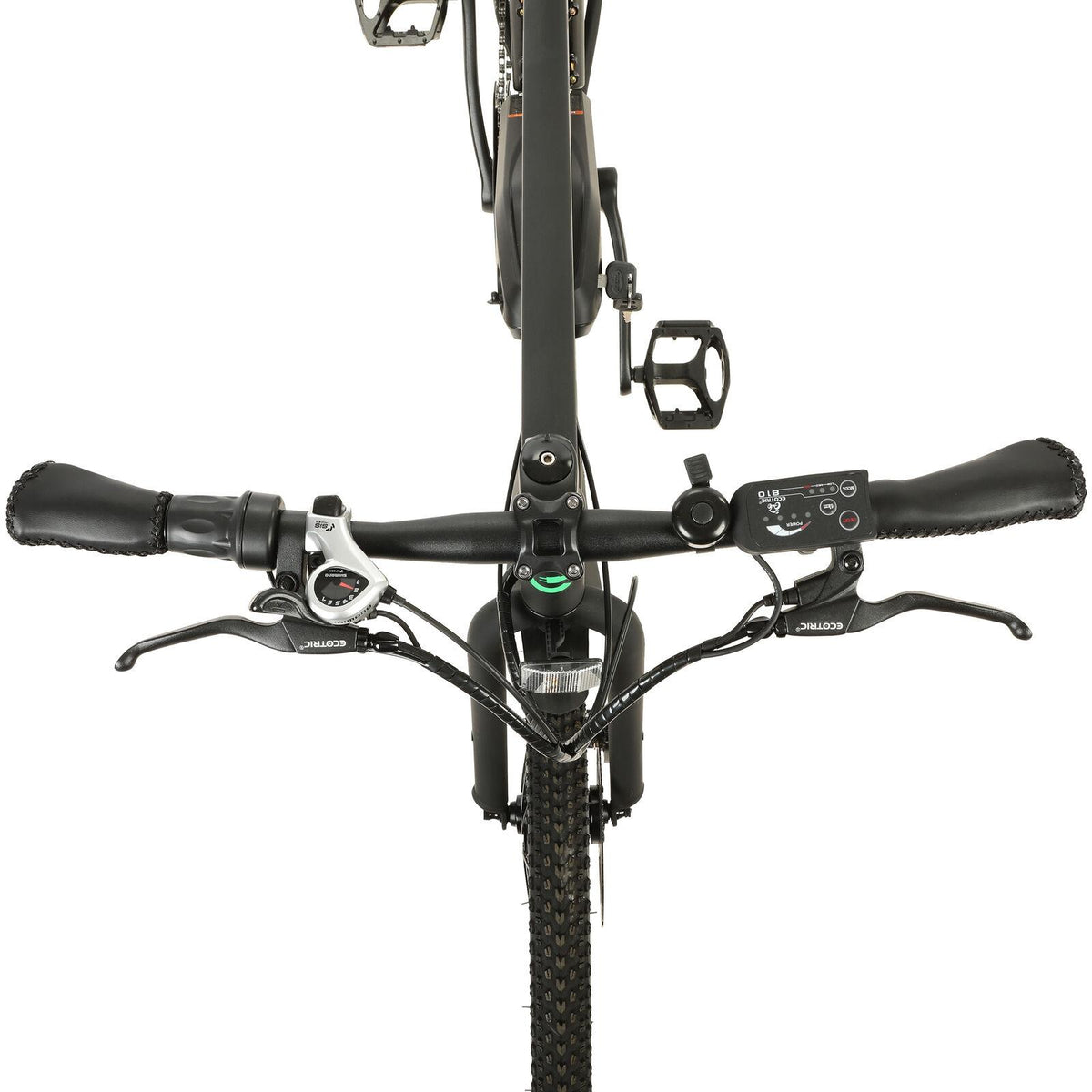 UL 26 In. 36 V 350 W 12.5 AH Black Electric City Snow Mountain Beach Bicycle  7 Speed Pedal Assist with Brushless Motor Cruiser