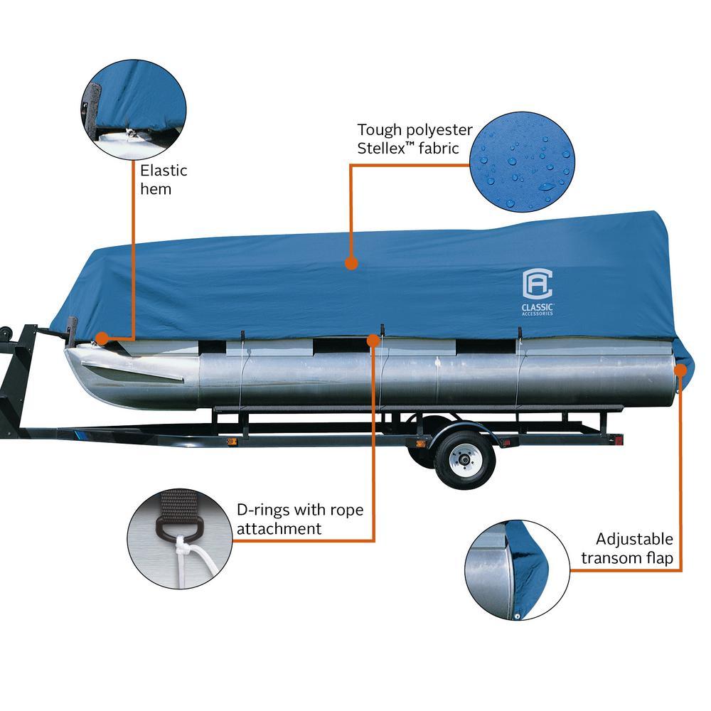 Stellex 17 ft. to 20 ft. Pontoon Boat Cover