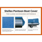 Stellex 17 ft. to 20 ft. Pontoon Boat Cover