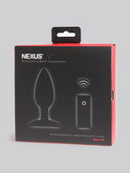 Nexus Ace Medium Extra Quiet Remote Control Vibrating Butt Plug, Black