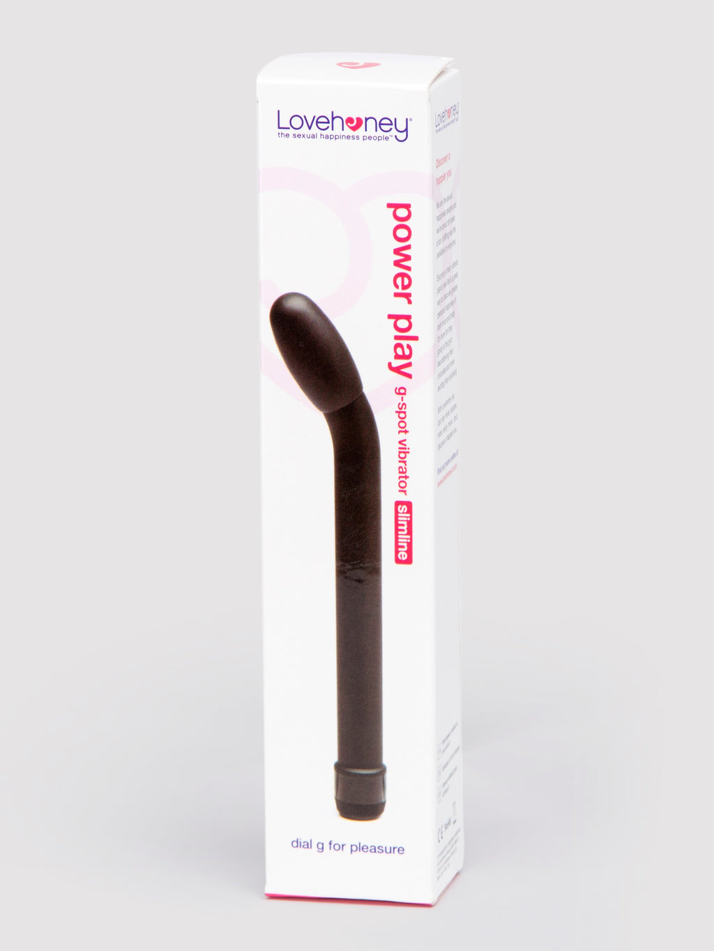 Lovehoney Power Play Slimline G-Spot Vibrator, Black