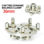 Wheel r FlanPlate Adapter Balancing System 5-Lugs for 36mm Shaft USA