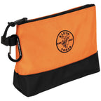 55569 Stand-Up Zipper Bag Tool Pouch with Carabiners, Reinforced Gusseted Bottoms, Water Resistant 1680d, Multi-Size 5-Pack