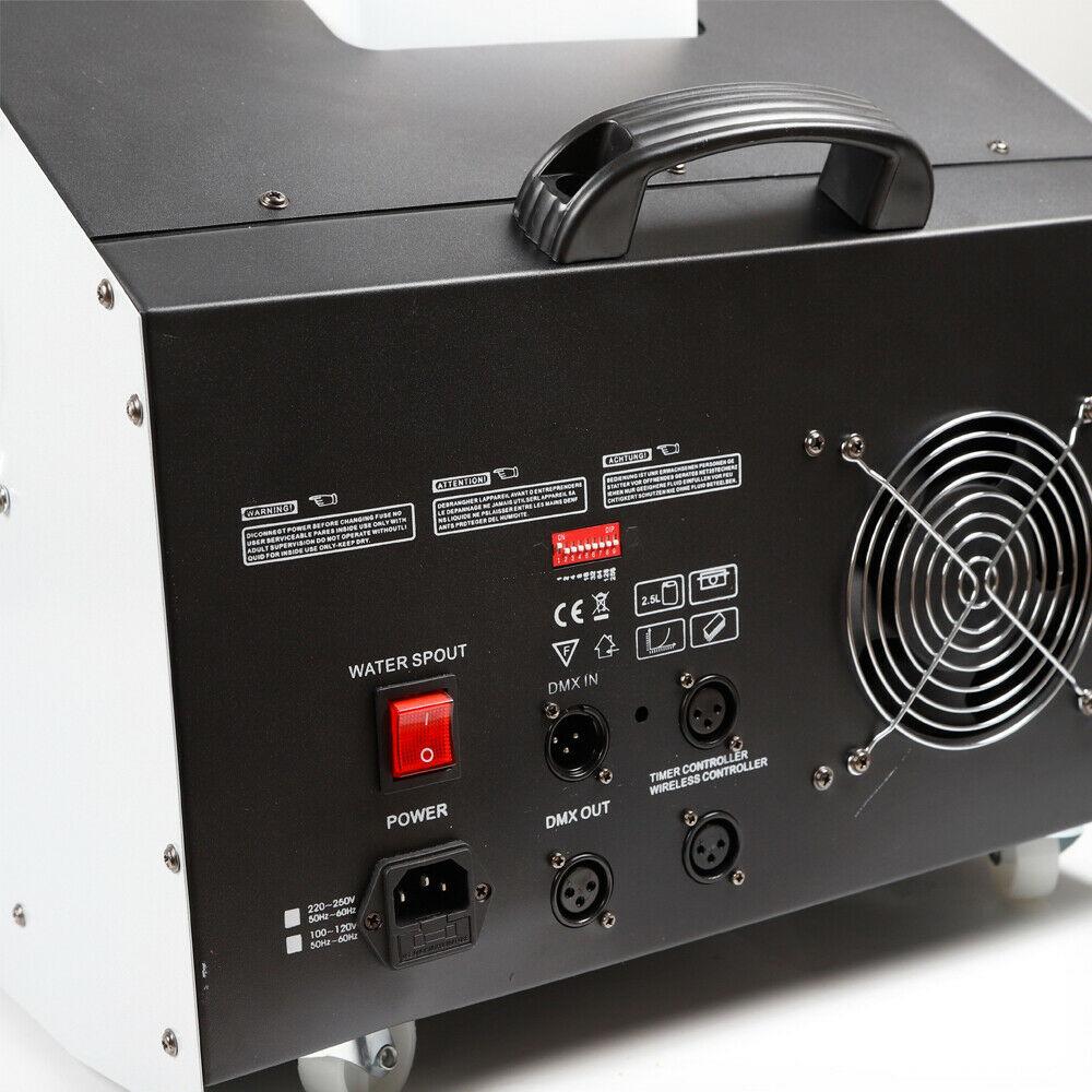 Oukaning 3000W Low Lying Fog Machine Fog Effect DMX512 DJ Stage Party Show Remote Controller