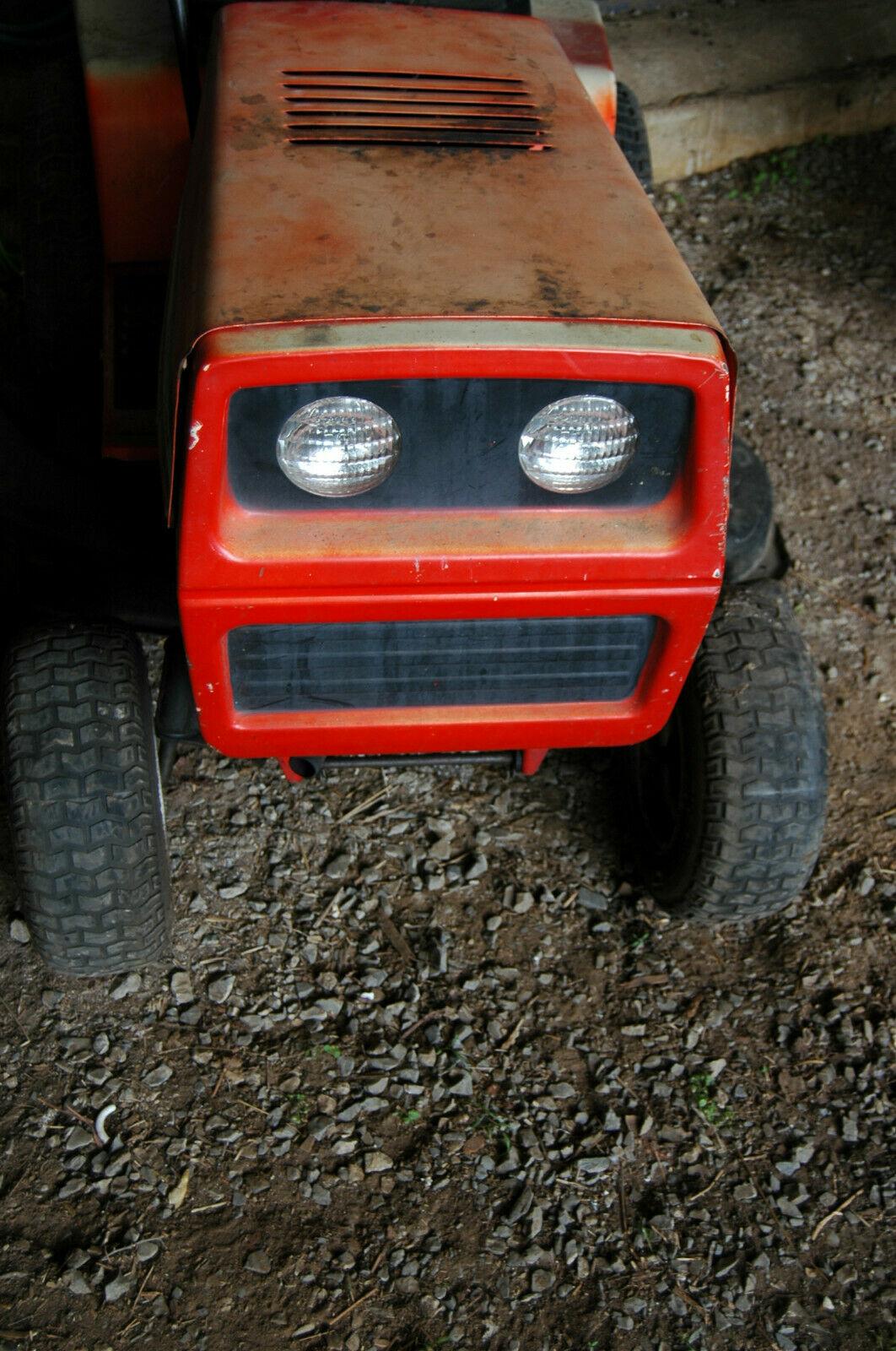 Vintage Lawn Tractor Mower & Stratton 18 HP Engine Custom Factory