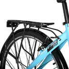 Hyper Bicycles E-Ride Electric Pedal Assist Commuter Bike, 700C Wheels, Blue