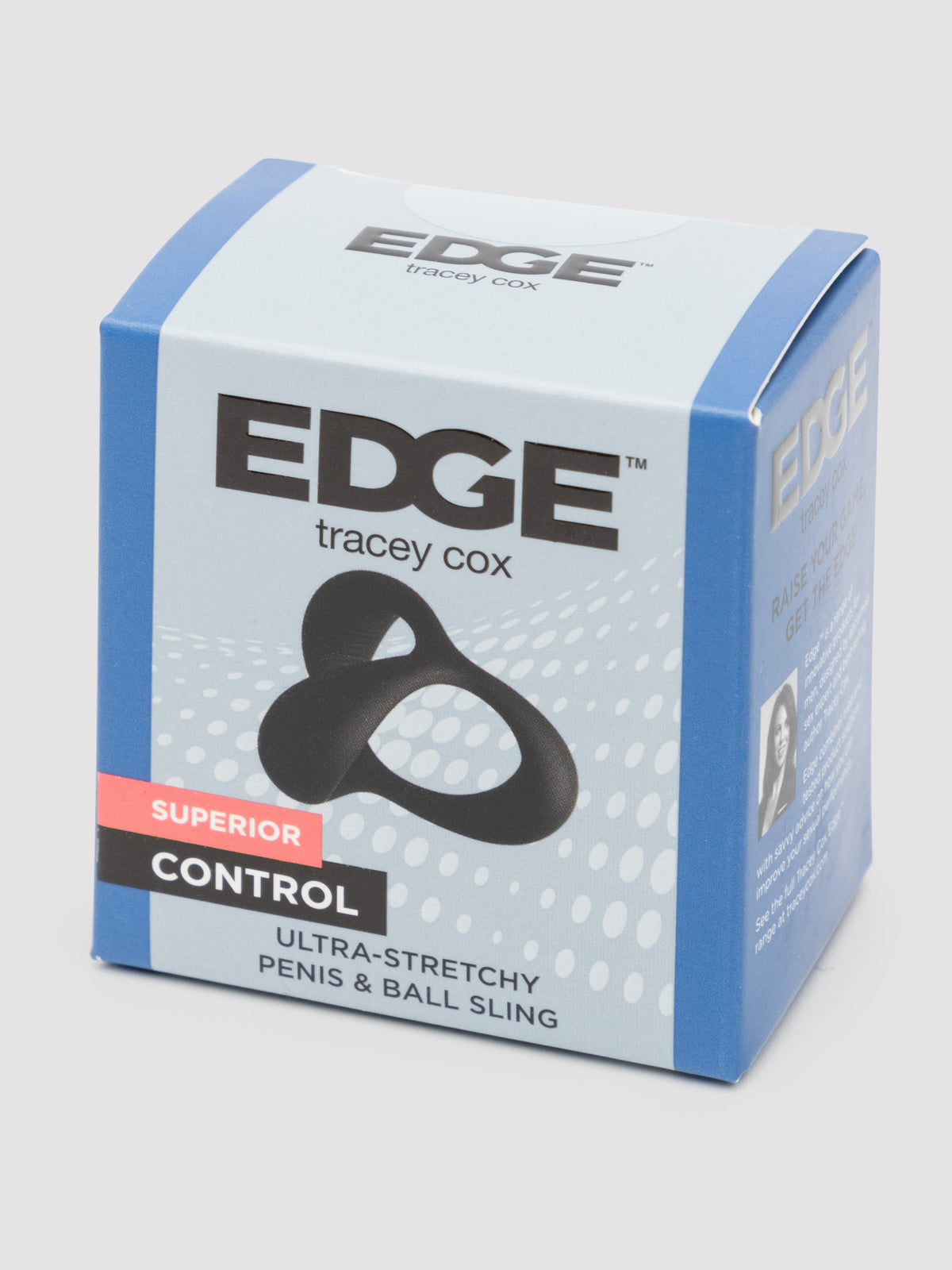 Tracey Cox EDGE Silicone Cock and Ball Sling, Black