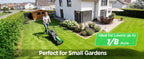 14" Cordless Lawn Mower, 20V Lightweight Push Mower with 5.0Ah Battery, Ultra-Quiet Motor for Small Yards, Lawn Care, Backyard Maintenance