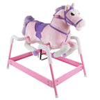 Spring RocHorse Plush Ride-On Toy