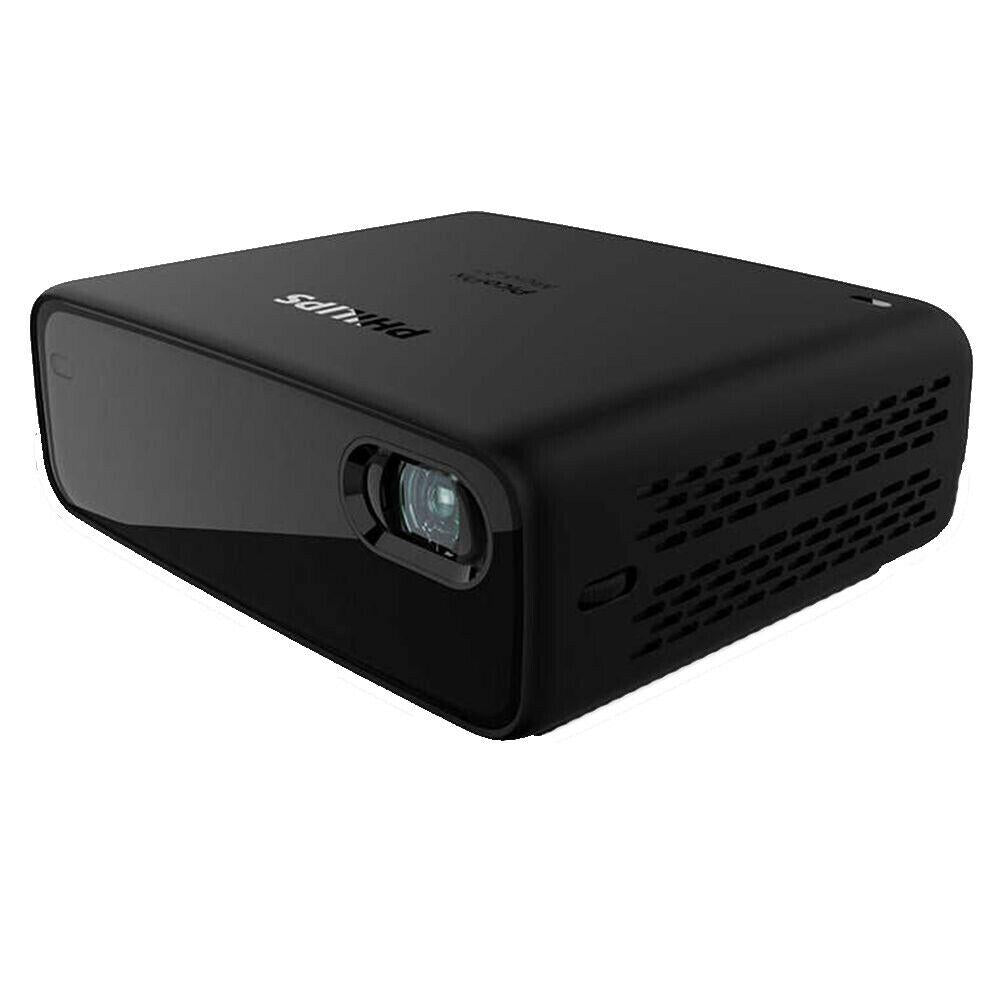 philips picopix micro 2tv wvga smart portable dlp pico projector + 120" screen