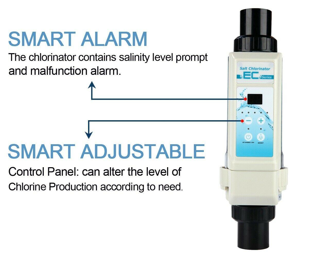 complete salt water pool chlorine generator system for 16000 gallon chlorinator