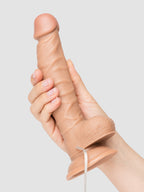 Lifelike Lover Classic Realistic Dildo Vibrator 8 Inch, Flesh Tan | Flesh Tan