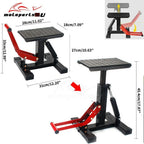 Universal 330LB Motorcycle Adjustable Lift Table Dirt Bike Jack Lift Hoist Stand