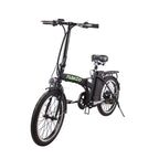 fashion 20" Folding/Portable Electric Bike,Bicycle with Single speed gear 38Nm 250W Powerful Motor 36V/10A Battery Power Ride In Snow, Ice, Rain, Beach and Terrain - Black